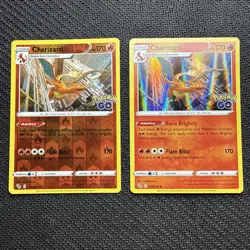 Pokemon TCG - Charizard 010/078 Holo Rare & Reverse Holo - Pokemon GO Near Mint - Image 1