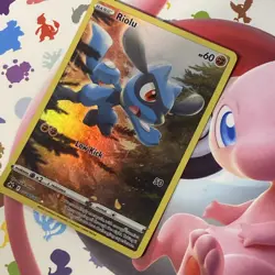 Pokemon TCG Riolu Holo Ultra Rare Crown Zenith: Galarian Gallery GG26/GG70 NM! - Image 1