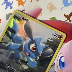 Pokemon TCG Riolu Holo Ultra Rare Crown Zenith: Galarian Gallery GG26/GG70 NM! - Image 3