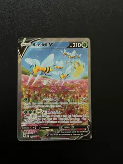 Pokemon Card Beedrill V 161/189 Lucentezza Siderale ITA Italiano Near Mint - Image 1