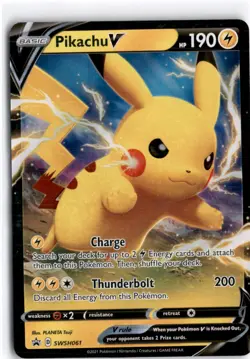 SWSH: Sword & Shield Promo Cards #SWSH061 Pikachu V - Image 1