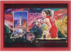 2025 Panini Caitlin Clark Chronicled - State of the Art #84 Red Holo - Image 1