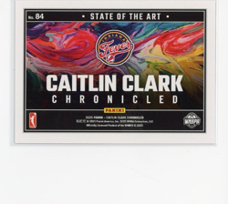 2025 Panini Caitlin Clark Chronicled - State of the Art #84 Red Holo - Image 2