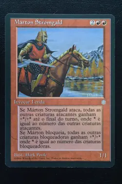Magic The Gathering MTG MARTON STROMGALD PORTUGUESE Ice Age NM Near Mint - Image 1