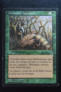 Magic The Gathering MTG RAMPANT GROWTH FRENCH Tempest MP Moderately Played - Image 1