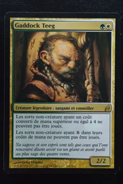 Magic The Gathering MTG GADDOCK TEEG FRENCH Lorwyn LP Lightly Played - Image 1