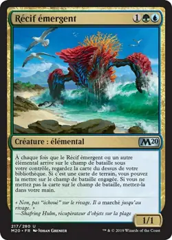 Magic The Gathering MTG RISEN REEF FRENCH Core Set 2020 NM Near Mint - Image 1
