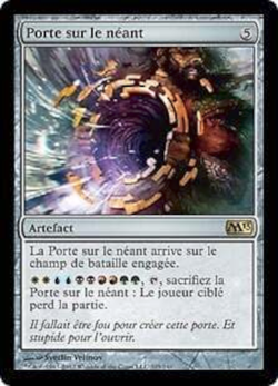 mtg magic 2013 m13 Door to Nothingness FRENCH vf fr Porte sur le neant - Image 1