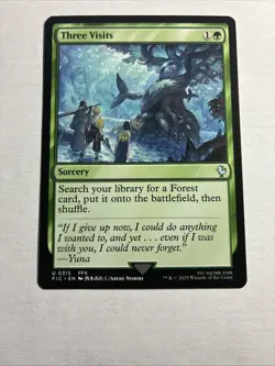 Three Visits - Commander: FINAL FANTASY MTG Plus Bonus Rare!!! - Image 1