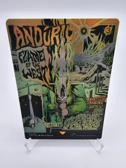 MTG - The Lord of the Rings - Anduril, Flame of the Poster Showcase Foil M-0746 - Image 1