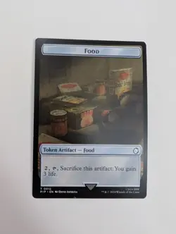 MTG - Food 0012/Soldier 0010 Token - Fallout (PIP) NM/M Condition - Image 1