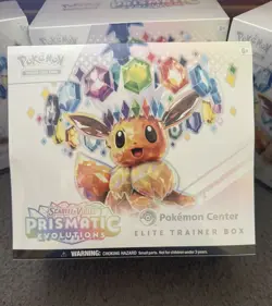 Pokemon TCG Prismatic Evolutions Pokemon Center Elite Trainer Box (ETB) - Image 1