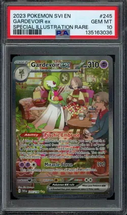 Pokemon Gardevoir ex SIR 2023 Scarlet & Violet Base #245 PSA 10 Gem Mint - Image 1