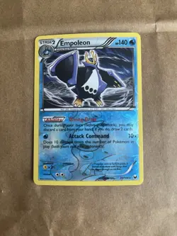 Empoleon Reverse Holo 29/108 Dark Explorers Pokemon Card - Image 1
