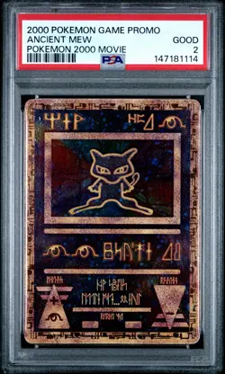 2000 POKEMON GAME MOVIE POKEMON 2000 MOVIE ANCIENT MEW PSA 2 - Image 1