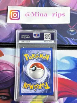 1999 Pokemon Venusaur Spanish Holo Base Set PSA 8 NM/MT - Image 2