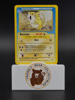 Pokemon TCG Funskool Raticate #01 Indian Banned TCG 2004 - Image 1