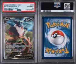 Pokemon Honchkrow V Brilliant Stars Full Alt Art #162 PSA 10 Gem Mint - Image 3