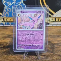 Pokemon TCG Espeon 033/131 Sv Prismatic Evolutions Reverse Holo Rare 110 HP - Image 1