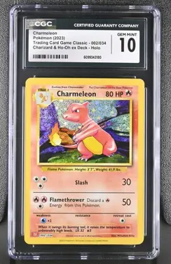 Charmeleon *CGC 10* Holo *Classic Collection* #2 * 2023 * Pokemon - Image 1