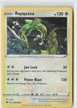 Pokemon : Rayquaza Sword & Shield Promo SWSH029 : Holo P Holo - Image 1