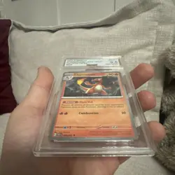 2024 Pokemon Paldean Fates Charmeleon 008/091 - AGS 9.5 - Mint+ - Image 5