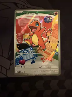 Pokemon Charmander MEP 038 First Partner Illustration Promo NM - Image 1