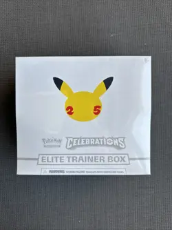 Celebrations ETB Pokemon Elite Trainer Box 25th Anniversary Edition Sealed New - Image 1
