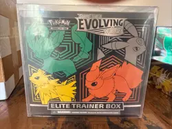 Pokemon Evolving Skies ETB Elite Trainer Box Brand New Sealed! flareon Art - Image 1