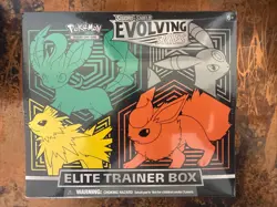 Pokemon Evolving Skies ETB Elite Trainer Box Brand New Sealed! flareon Art - Image 2