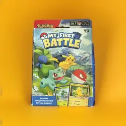 🔥POKEMON TCG My First Battle Deck with 2 Mini Decks - Pikachu Bulbasaur✨ LP - Image 1