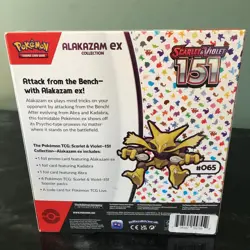 Pokemon TCG: Scarlet & Violet-151 Alakazam ex Collection Booster Box - Image 2