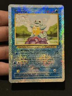 2002 Pokemon Legendary Collection Squirtle Reverse Holo #95/110 - Image 1