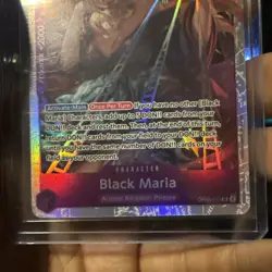Black Maria OP08-074 Super Rare English Two Legends One Piece TCG Card Game - Image 3