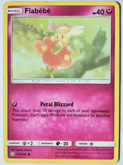 Flabebe 150/236 PL - Cosmic Eclipse Pokemon Card - Atsuko Nishida Art - Image 1