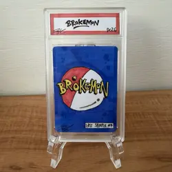 1/1 Original Hand Drawn Angry Koi Fish Card Slabbed Signed Series 1 Brokemon - Image 4