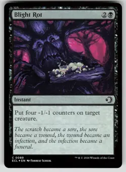 Blight Rot Foil C Lorwyn Eclipsed 89 NM - Image 1