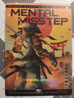 Mental Misstep - TMNT 2373 (NM) (Rainbow Foil) (R) (SLD) Magic MTG - Image 3
