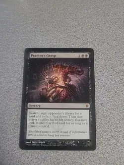 Magic the Gathering Praetor's Grasp Phyrexia NPH Lightly Played - Image 1