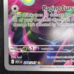 Pokemon Cynthia's Spiritomb 244/217 Me: Ascended Heroes Holo Illustration Rare - Image 5