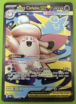 2026 Pokemon Perfect Order Mega Clefable ex Ultra Rare #103/088 & ex 031/088 - Image 1