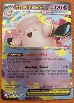 2026 Pokemon Perfect Order Mega Clefable ex Ultra Rare #103/088 & ex 031/088 - Image 3
