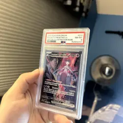 Pokemon Sir Team Rockets Mewtwo EX 231/182 PSA 8 - Image 1