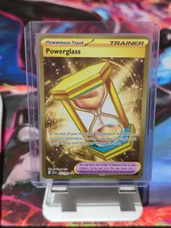 Pokemon Powerglass Hyper Rare Full Art Holo 097/064 SV: Shrouded Fable NM/M - Image 1