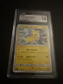 Pokemon TCG: CGC Gem Mint 10 Pikachu 016/049 Japanese Dream League - Image 1