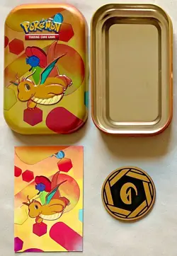 Pokemon Mini Tin W/Coin, Art & Extra Cards-Opened/No Packs - Pick Your Favorite! - Image 3