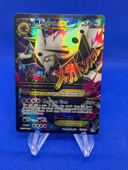 Pokemon XY Primal Clash Mega M Aggron EX 154/160 Full Art Ultra Rare MP - Image 1