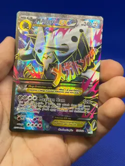 Pokemon XY Primal Clash Mega M Aggron EX 154/160 Full Art Ultra Rare MP - Image 2