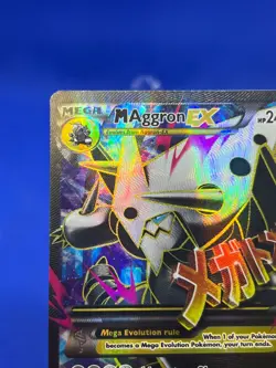 Pokemon XY Primal Clash Mega M Aggron EX 154/160 Full Art Ultra Rare MP - Image 3