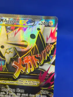 Pokemon XY Primal Clash Mega M Aggron EX 154/160 Full Art Ultra Rare MP - Image 4
